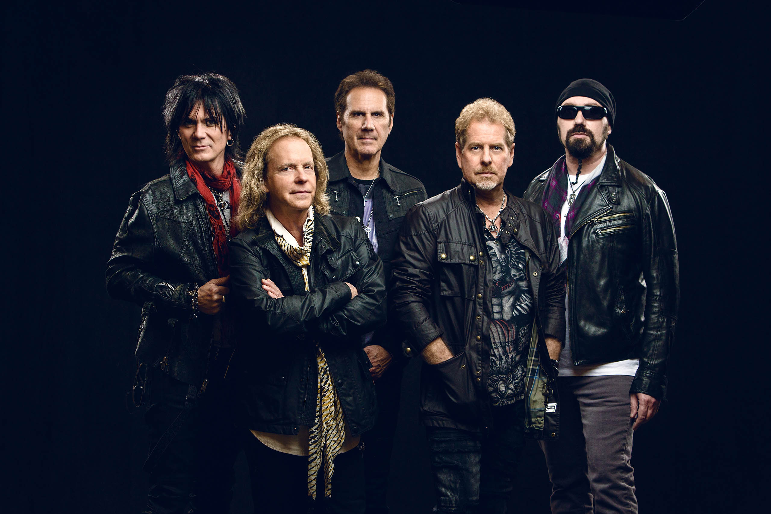 Studio shot of the band Night Ranger